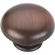 Gatsby 1 3/16" Diameter Mushroom Cabinet Knob with One 8 32 x 1" and One 1 1/4" Screw