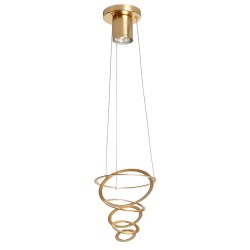Dainolite JAN 1 Light Tiered Ring Pendant