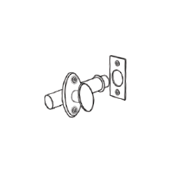 Cal-Royal DL402361 Door / Window Casement Security Latch Lock Bolt Projection: 1/2
