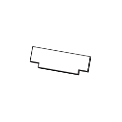 Cal-Royal ASA Blank Filler Plate Used for Door Frames Dimensions: 1 1/4