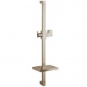 Kingston Brass KX8268 Claremont 25" Square Shower Slide Bar w/ Soap Dish