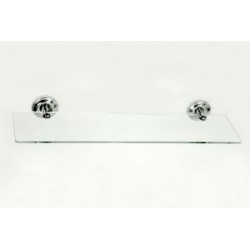 Kingston Brass BA319PB Classic Glass Shelf, Polished Brass