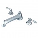 Kingston Brass KS430 Metropolitan Two Handle Roman Tub Filler w/ AL lever handles