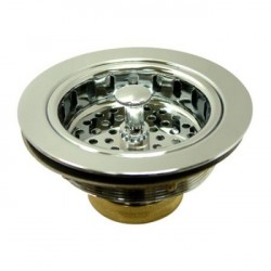 Kingston Brass KBS100 Cast Brass Heavy Duty Basket Strainer