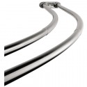 Kingston Brass CCD217 Edenscape Adjustable (60"-72") Double Curved Stainless Steel Shower Curtain Rod