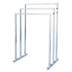 Kingston Brass SCC828 Edenscape Pedestal 3-Tier Steel Construction Towel Rack