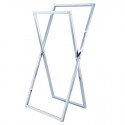 Kingston Brass SCC829 Edenscape Pedestal X Style Steel Construction Towel Rack