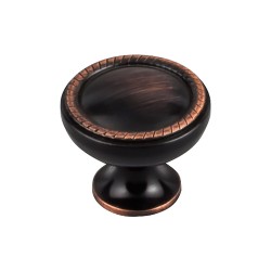 Top Knobs M Edwardian Emboss Knob 1-1/4" L x 1-1/4" W