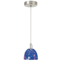 Dainolite DLSL701 (K)1LT Pendant, Satin Chrome Finish