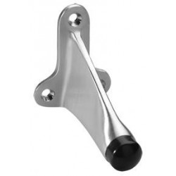 Rockwood 487 Door Heavy Duty Stop, Satin Chrome Plated Brass Finish