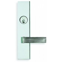 Omnia D12362 Modern Chrome Door Lever Entry Door Lockset