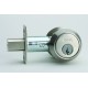 Omnia D9002 Modern Low Profile Auxiliary Deadbolt Kit - Solid Stainless Steel