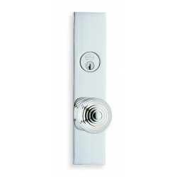 Omnia 12415 Deco Round Knob Mortise Lockset