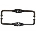 Top Knobs Birdcage Back to Back Door Cabinet Pull 8 Pair