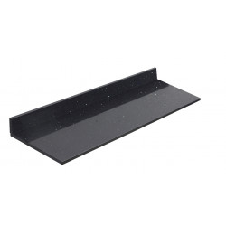 American Imaginations AI-20280 48-in. W 18.25-in. D Quartz Top In Black Galaxy Color For Wall Mount Faucet