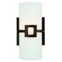 Design House 514604 Monroe 1-Light Wall Scone In Oil Rubbed Bronze, Frosted Glass