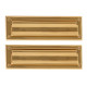 Brass Accents A07-M0050 Door Mail Slot