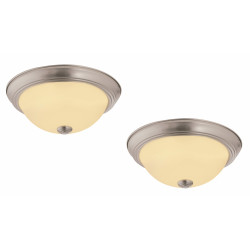 Design House 579169/579177 Hays Flush Mount LED Ceiling Light, Pack Of 2