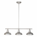 Design House 520379 Kimball 3-Light Pendant Light, Galvanized Finish