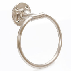 Design House 580639 Kimball Towel Ring In Satin Nickel
