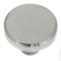 MNG Hardware 88900 Series Brickell Stainless Steel Flat Top Knob
