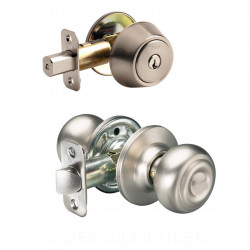 ACCENTRA (formerly Yale) 827-O Heritage Collection Grade 3 Oasis Entry Knob w/ Single Cylinder Deadbolt Combo Set