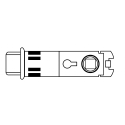 ACCENTRA (formerly Yale) YR018 Interior Split Hub Spring Latch for Handleset