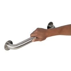 Whitehall 1109-01 24" Grab Bar, Flat Closure Plate