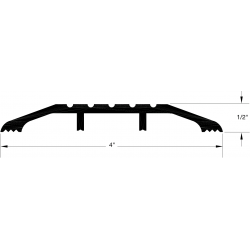 Reese S4L Threshold, Saddle, 4" x 1/2"