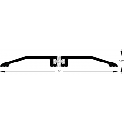 Reese S282 Threshold, Saddle, Thermal Break, 5" x 1/2"