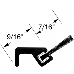 Reese 961 Weatherstrips, Perimeter Seals, 15/16" x 1/2"