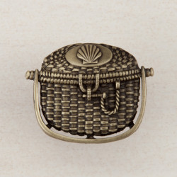 Acorn DPB Nantucket Basket Cabinet Knob, 1-3/8" x 1-5/8"