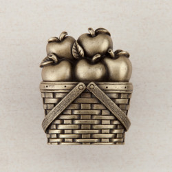 Acorn DQA Apple Basket Cabinet Knob, 1-1/2" x 1-1/4"