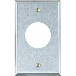 Alarm Controls RP-22 Single Gang Remote Wall Plate w/ 1-1/8" Hole For SC628 Sonalert
