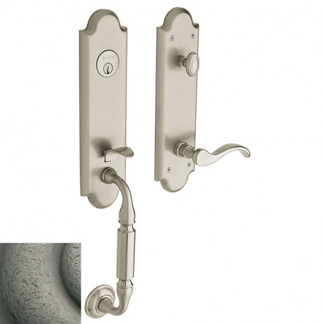 Baldwin Hardware 85350 Manchester Emergency Egress Handleset w/ 5455V Wave Lever