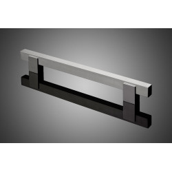 Forms+Surfaces HDQUA Quadrant Series 1000 Configurable Door Pull, 1" x 1.5" Straight Grip