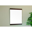 Bellaterra 804366 23.6 In Mirror - Walnut - Wood - 23.6