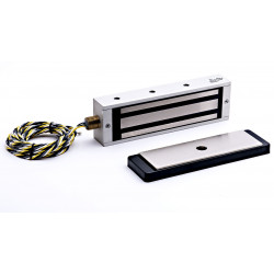 DynaLock 2013 Series Electromagnetic Gate Lock, 1200 lb, Finish-Satin Aluminum