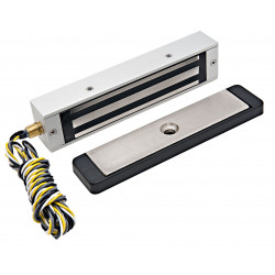 DynaLock 2513 Series Mini-Mag Gate Lock, 650 lb, Finish-Satin Aluminum