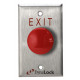 DynaLock 6211 Palm Buttons Alternate Action SPDT, "EXIT" Faceplate Signage