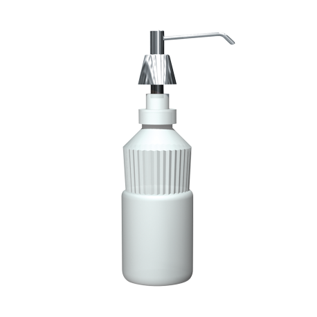 ASI 0332-CD Lavatory Basin Liquid Soap Dispenser 6" Spout, 4" Shank – 20 Oz.