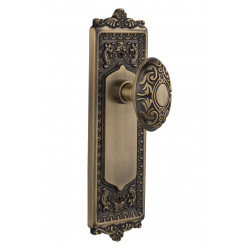 Nostalgic Warehouse EADVIC Egg & Dart Plate w/ Victorian Door Knob