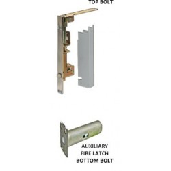 Cal-Royal AUXAUTOFLW22 Wood Door Automatic Flush Bolt with AUX Fire Latch