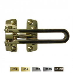 Cal-Royal PDG88 Die Cast Swing Bar Door Guard with Ball Bearing and Protective Rubber