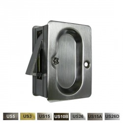 Cal-Royal PASPDL34 Heavy Duty Passage Sliding Door Lock