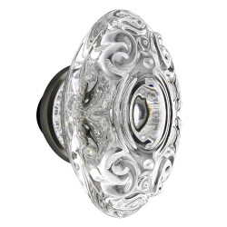 Nostalgic Warehouse CLACVI Classic Rosette w/ Crystal Victorian Knob