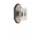 Grandeur Arc Short Plate w/ Baguette Crystal Knob