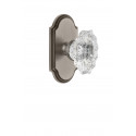 Grandeur Arc Short Plate w/ Biarritz Crystal Knob