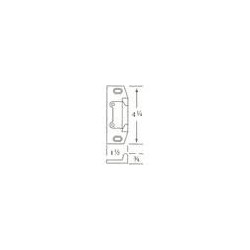 Cal-Royal 239 Surface Applied Strike Rim Non-Fire,Finish-Nylon Black Coated
