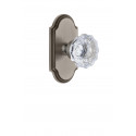 Grandeur Arc Short Plate w/ Fontainebleau Crystal Knob